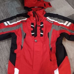 Spyder Red and Black Winter Jacket